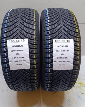 2 GOMME 185 55 15 NOKIAN 4 STAGIONI RIF4629