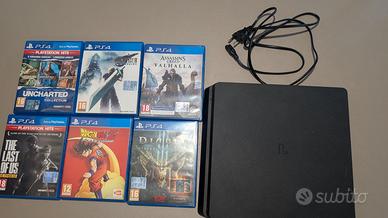 PlayStation 4 Slim 500 + alimentatore e 6 giochi
