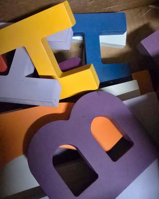 Lettere di legno