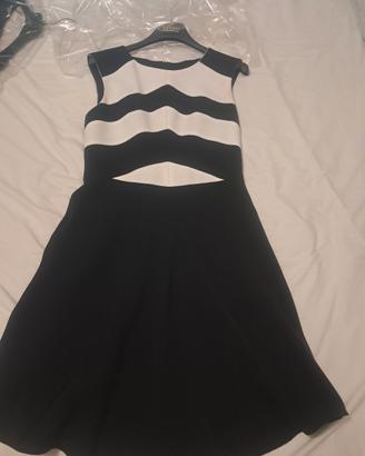 EDAS abito elegante bianco e nero