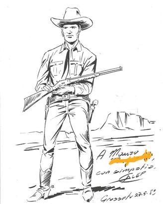 TEX disegno di Aurelio Galeppini - GALEP