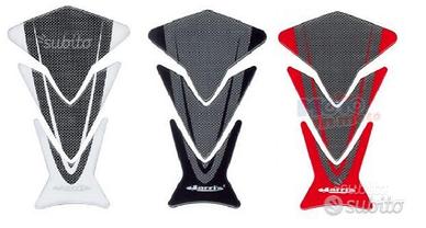 Adesivo copri serbatoio carby nero bianco rosso