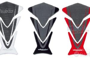 Adesivo copri serbatoio carby nero bianco rosso