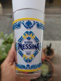 bicchiere birra Messina da 0.4