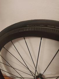ruote in carbonio ICAN 40 rim brake - come  nuove