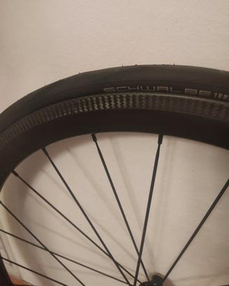 ruote in carbonio ICAN 40 rim brake - come  nuove