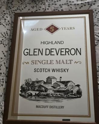 Specchio Pub Vintage Glen Deveron Whisky 