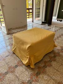 Pouf letto singolo pieghevole con materasso