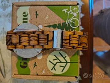 Orologio in legno - nuovo