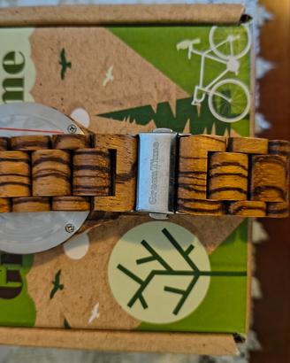 Orologio in legno - nuovo