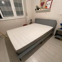 Letto 1 piazza e mezza con materasso
