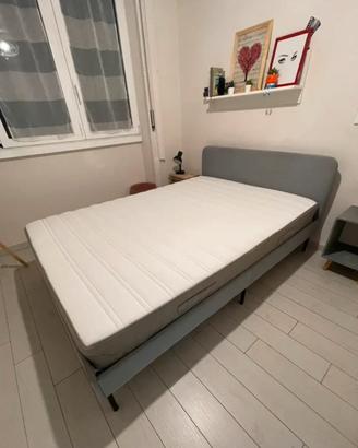 Letto 1 piazza e mezza con materasso