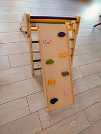 Set arrampicata per bambini in legno (3 in 1)