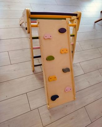 Set arrampicata per bambini in legno (3 in 1)