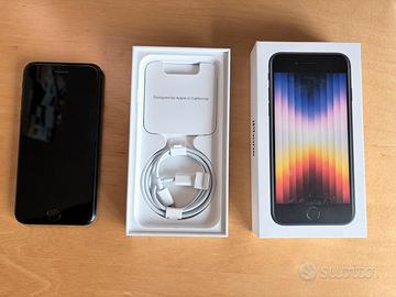 Apple iPhone SE 2022,64GB,Mezzanotte, Batt. 86%