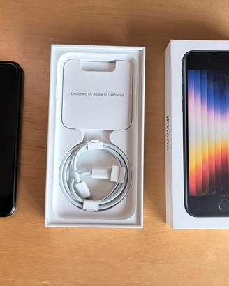 Apple iPhone SE 2022,64GB,Mezzanotte, Batt. 86%
