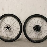 Ruote Bontrager aeolus 3 carbonio tubolari disco