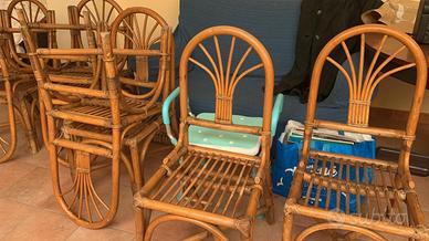 Sedie in midollino buone condizioni