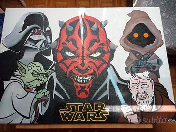 🔰 Quadro disegno su tela Star Wars 🔰