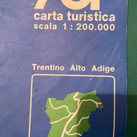 Aci - Carta turistica Trentino Alto Adige 1978