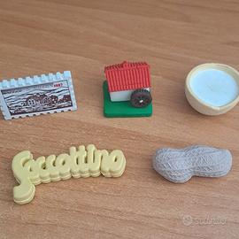 lotto 5 gommine vintage mulino bianco 