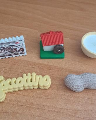 lotto 5 gommine vintage mulino bianco 