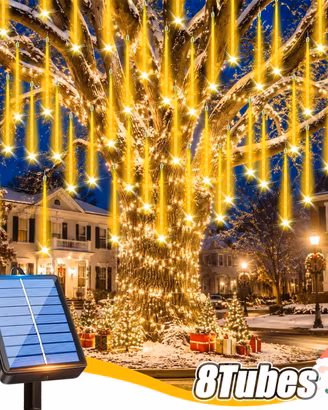 Luci a LED a forma di fatina ad energia solare,
