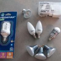 9 Lampadine miste nuove
