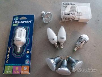9 Lampadine miste nuove