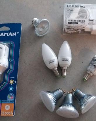 9 Lampadine miste nuove