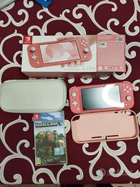 Nintendo switch lite più gioco Minecraft 