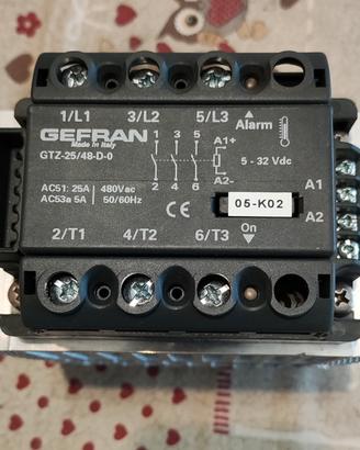 Relè statico  Gefran  GTZ-25/48-D-0+ dissipatore 