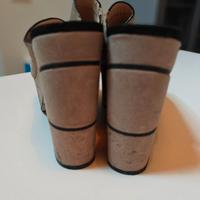 Zeppa bicolor Rosa e nera