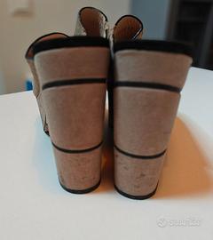 Zeppa bicolor Rosa e nera