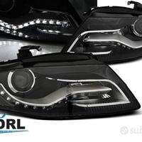 FANALI ANTERIORI LED DIURNI AUDI A4 B8 alogeni H7