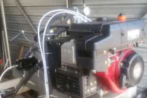 Carrello,barca gozzo, motore 6 CV