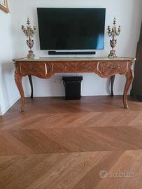 Scrivania in stile, legno massello 