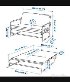 Divano letto HAMMARN ikea