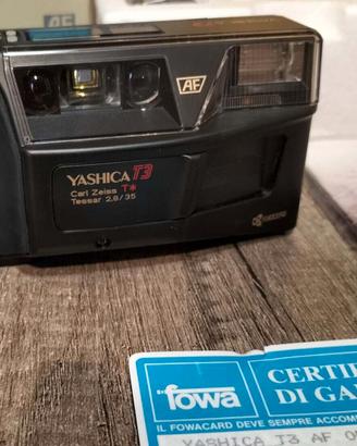 YASHICA T3 ZEISS 35mm F2.8 MACCHINA FOTOGRAFICA