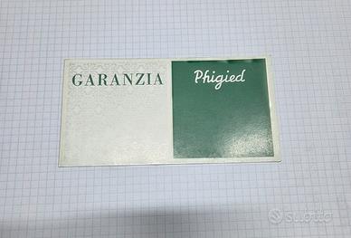 certificati garanzia Phigied 