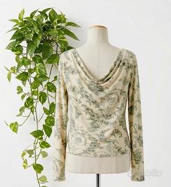 Red valentino T-shirt maniche lunghe