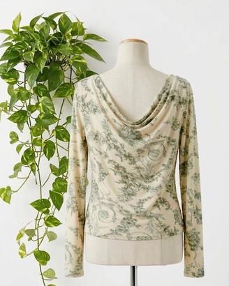 Red valentino T-shirt maniche lunghe