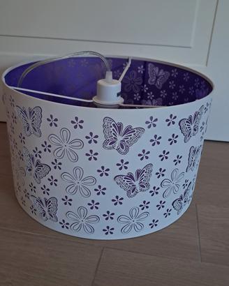Lampadario farfalle camera bambina