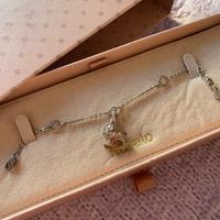 Bracciale rosato argento e oro