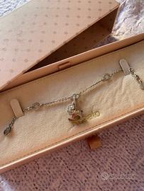 Bracciale rosato argento e oro