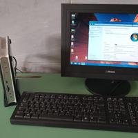 MiniPC  Zotac ZBOX dualcore+Monitor+Tastiera+mouse