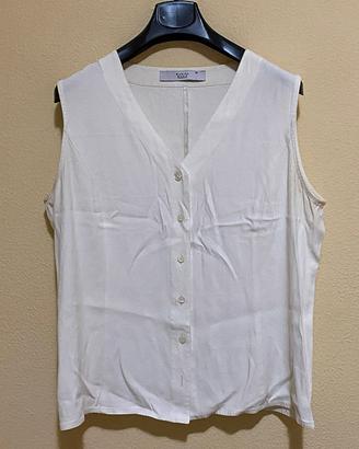 Marina Rinaldi Basic Gilet Taglia 25 Elegante Chic