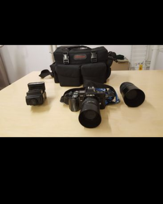 MINOLTA 7000 AF macchina fotografica+accessori
