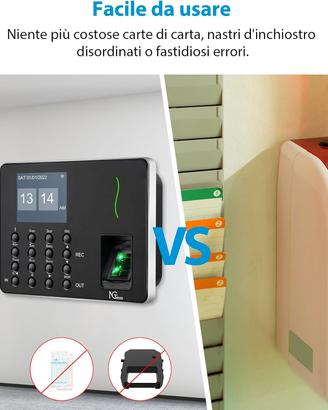 Rilevazione Presenze impronta digitale e lettore