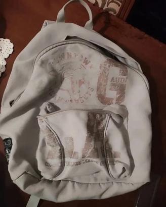 Zaino fantasia tigre capiente Downtown grigio oro 